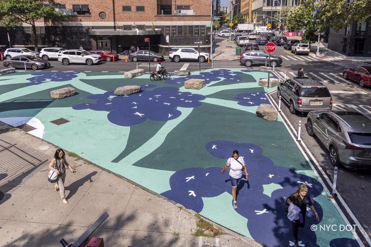 Making Public Art for NYC DOT — Good for the Bees